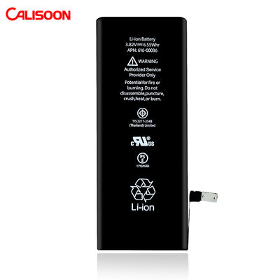 Baterai pengganti CE Untuk iPhone 6 Li-ion Terisi ulang 3.8V