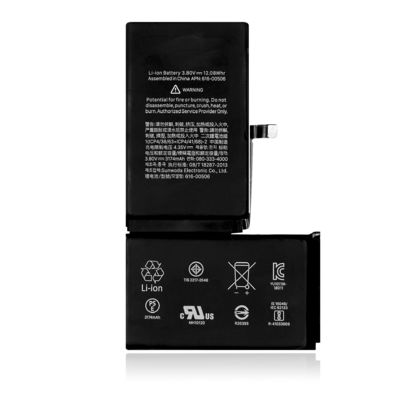 1400mAh Baterai Standar Penggantian Sertifikat FCC Untuk Iphone Xs Max