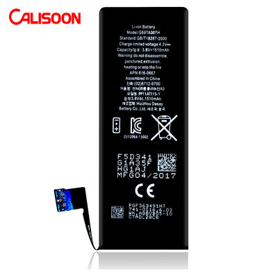 Baterai Pengganti Kapasitas Tinggi Untuk IPhone 7 25g 6.2 X 2.8 X 0.2 Inch